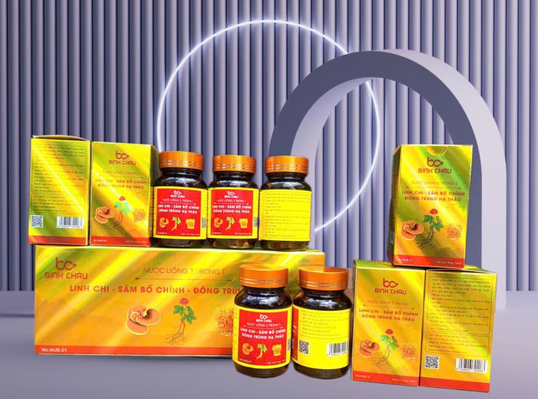 Sản phẩm nấm linh chi đỏ Bình Châu
