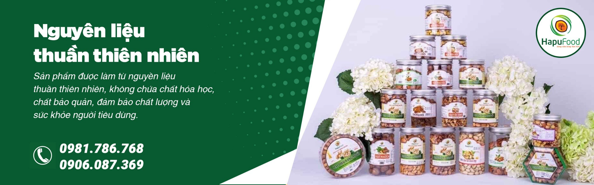 Đồ ăn vặt dinh dưỡng Hapufood