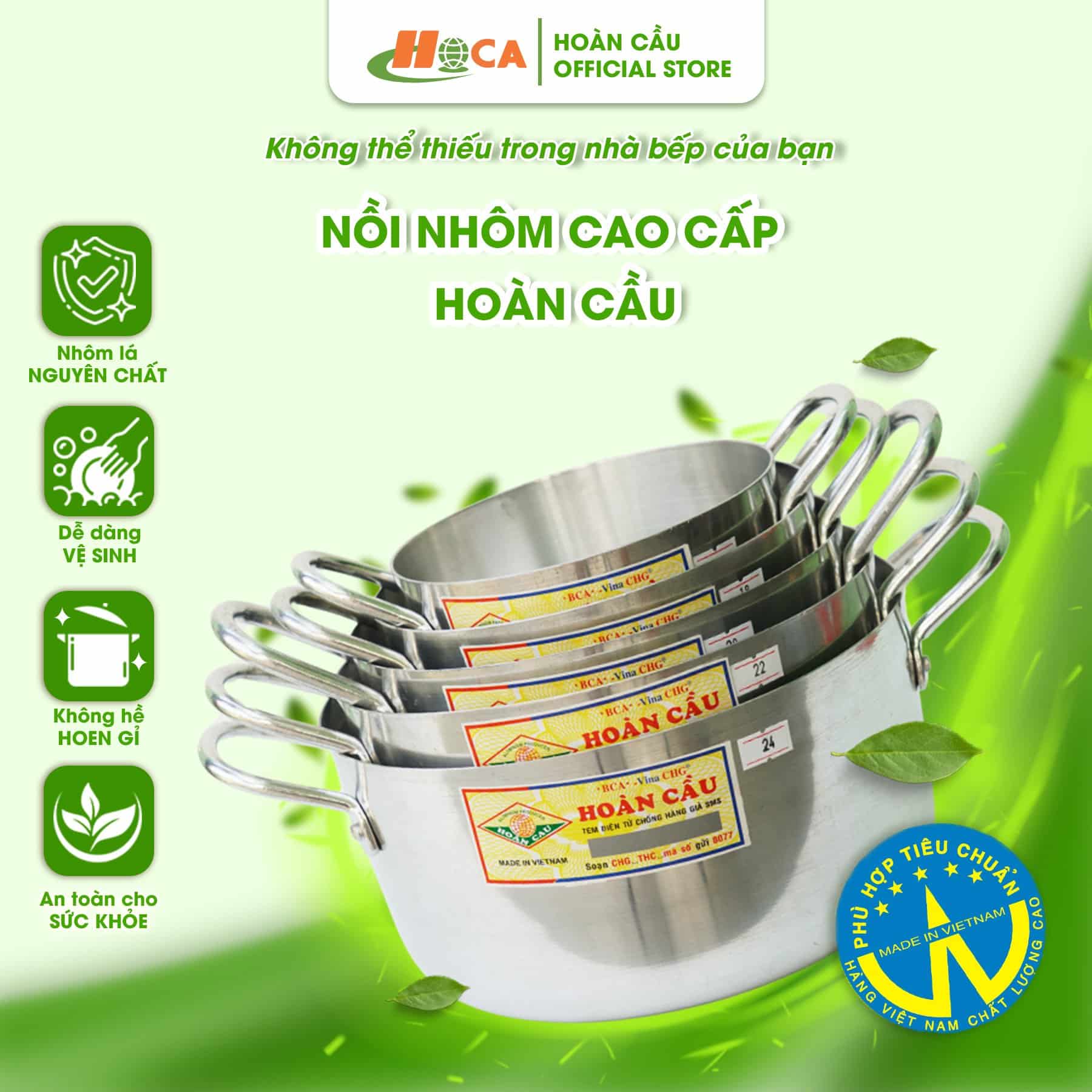 Nồi nhôm cao cấp HOCA