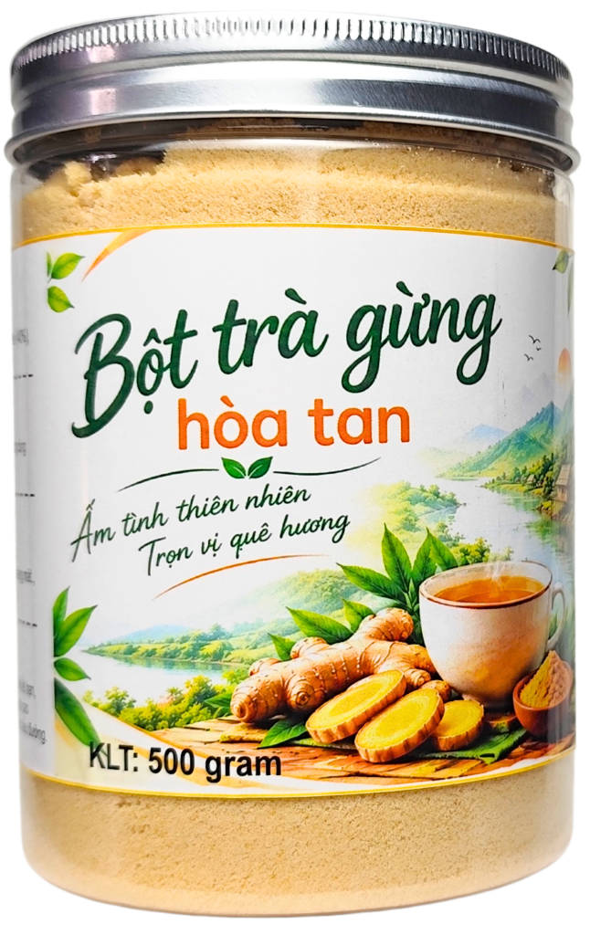 Bột Trà Gừng Hòa Tan 500g