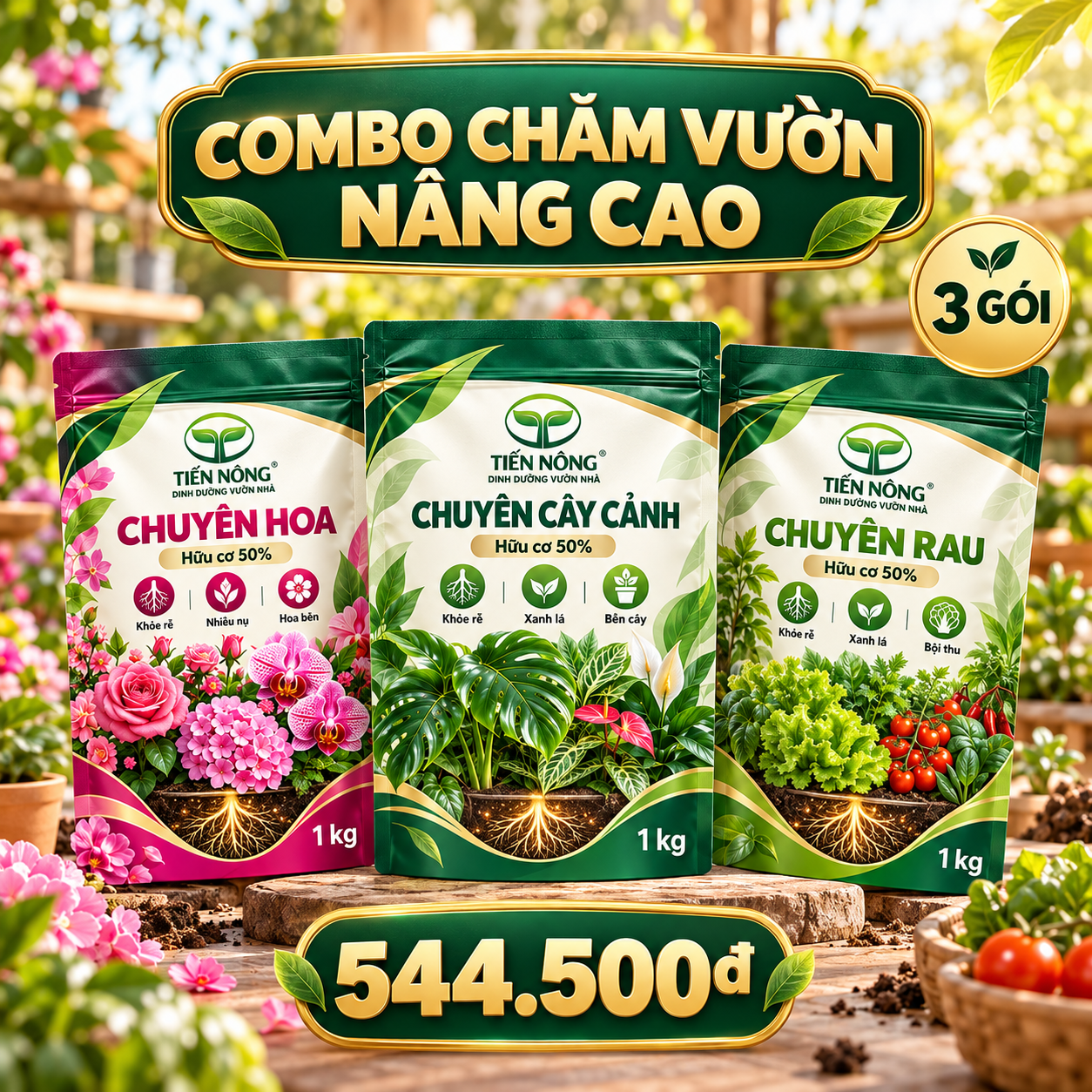 Combo Chăm Vườn Nâng Cao